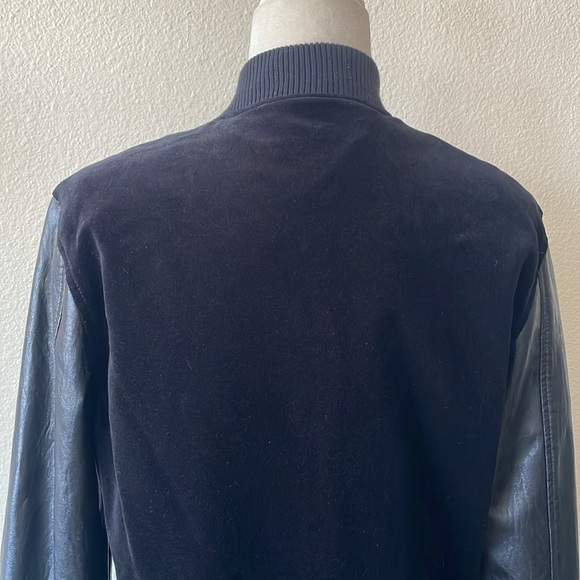 ASOS - Velvet and leather college jacket‎ - Picture 8 of 9